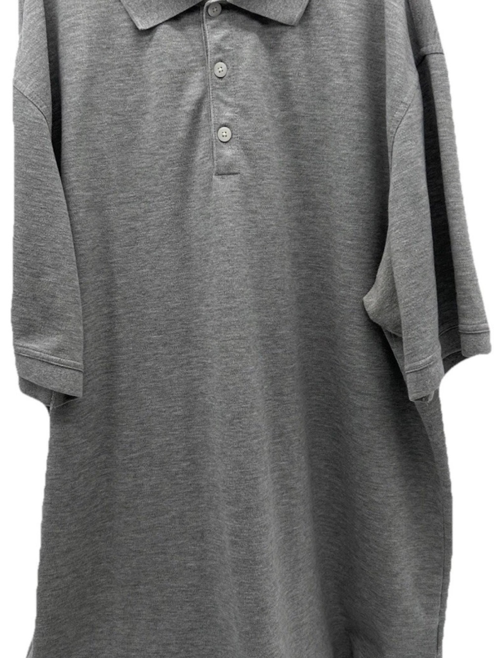 Nike Grey Short Sleeve Polo Shirt with Button Placket
